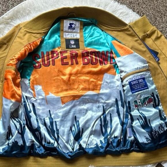 Starter Super Bowl LVII Jacket NWT – Michael Strahan NFL – Size M - Picture 5 of 13